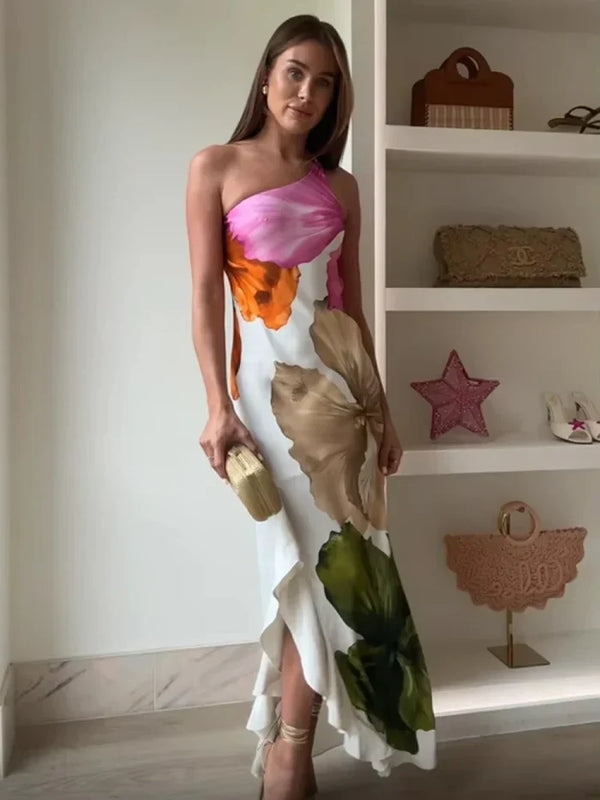 Liza Maxi Dress – Abstract Floral